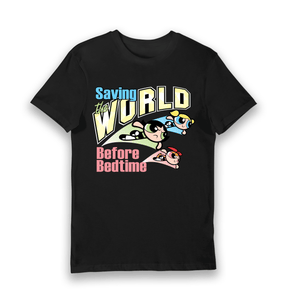 Black Printed T-shirt Front