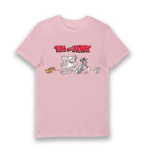 Pink Printed T-shirt Front