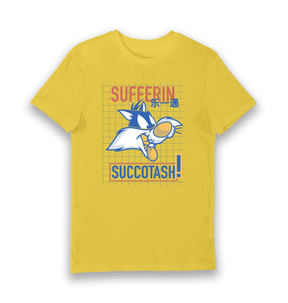 Yellow Printed T-shirt Front