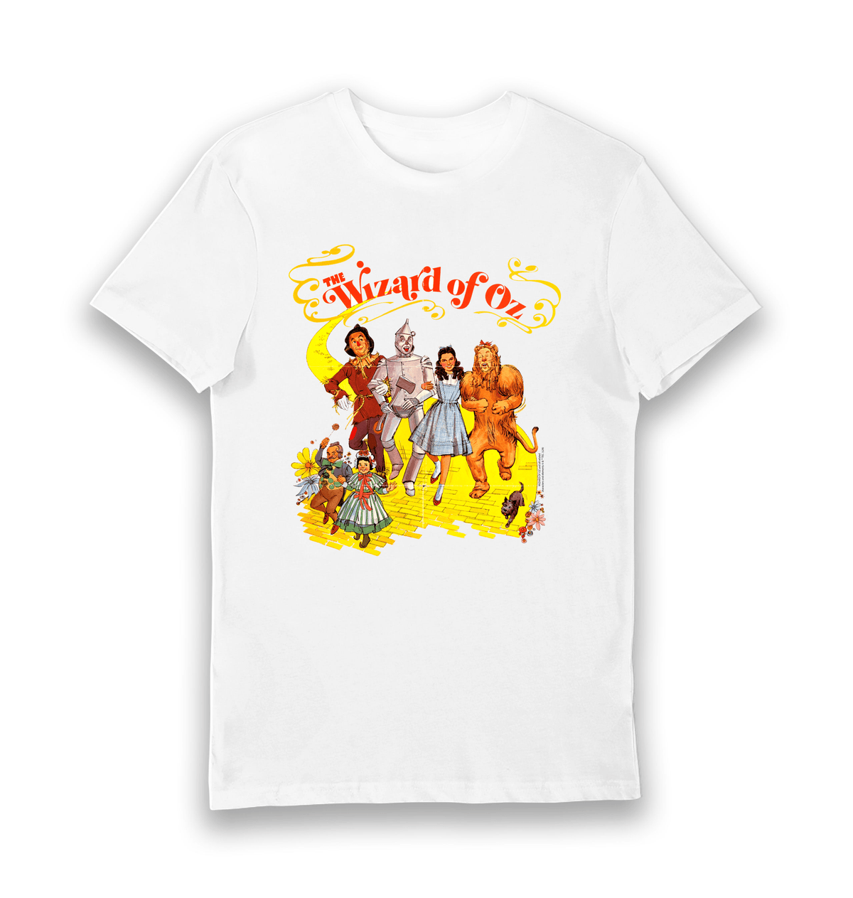 White Printed T-shirt Front