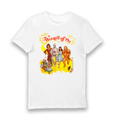 White Printed T-shirt Front