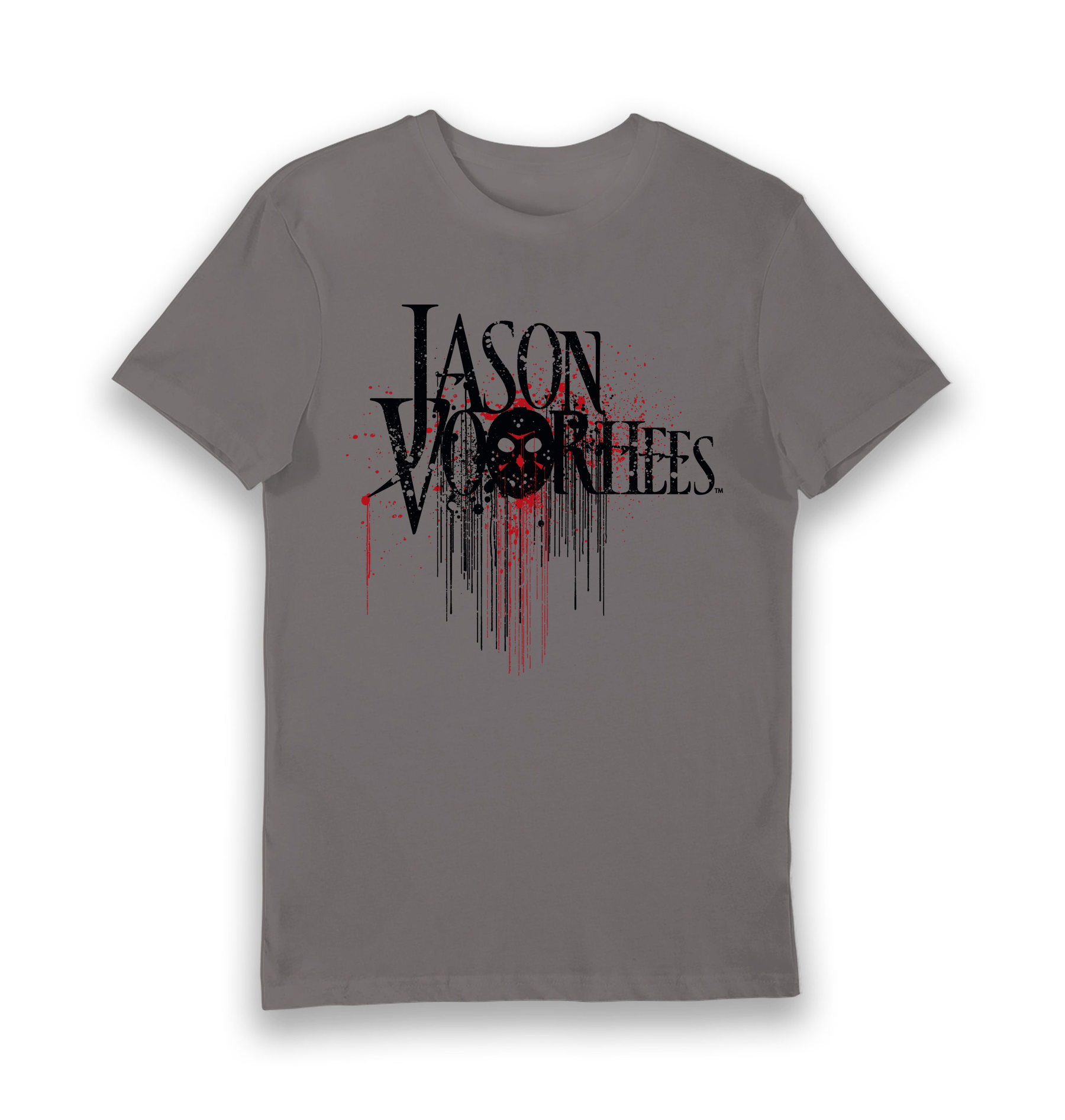 Charcoal Printed T-shirt Front