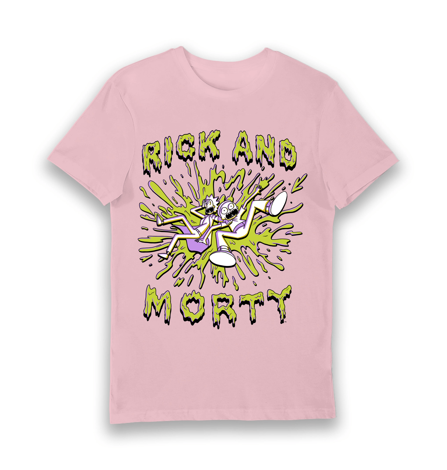 Pink Printed T-shirt Front