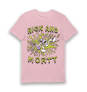 Pink Printed T-shirt Front