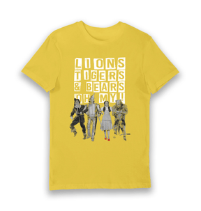 Yellow Printed T-shirt Front