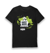 Black Printed T-shirt Front