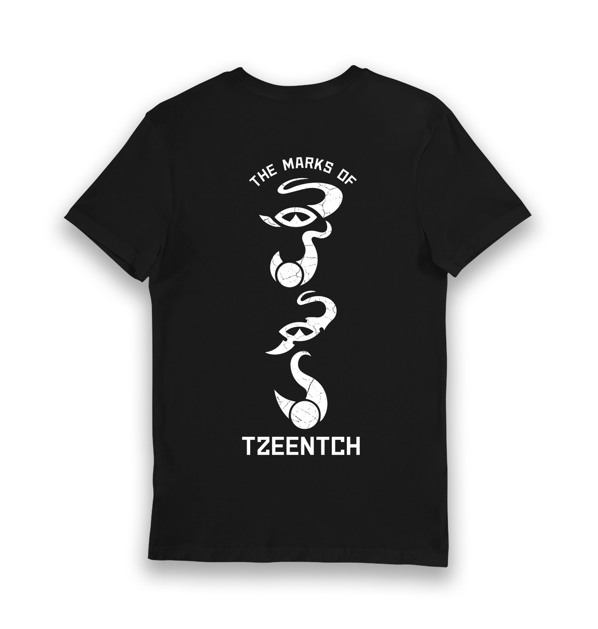 Black Printed T-shirt Back