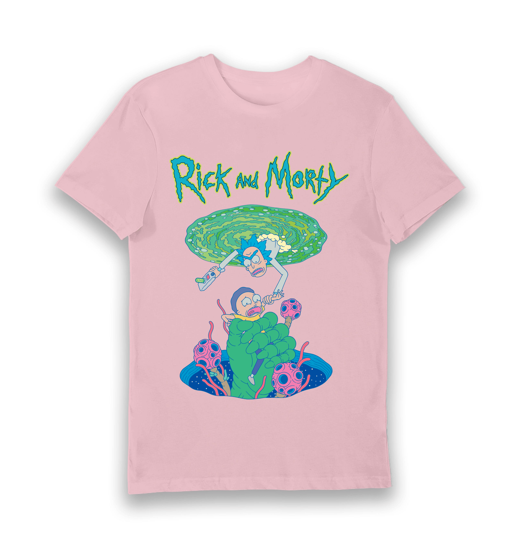 Pink Printed T-shirt Front