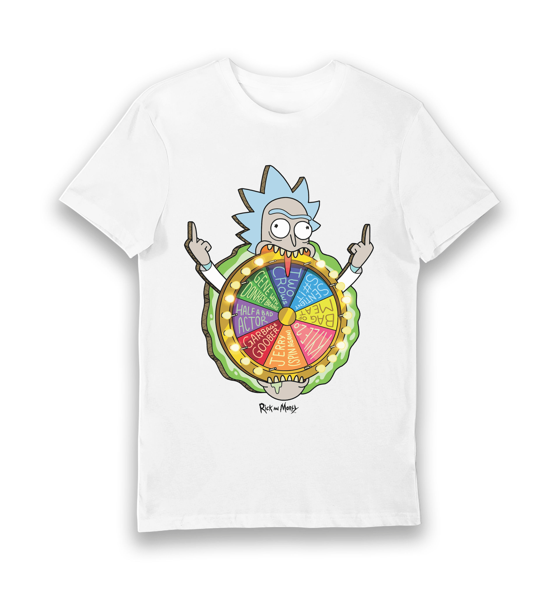 White Printed T-shirt Front