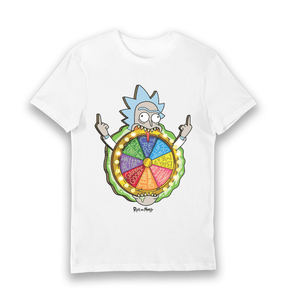 White Printed T-shirt Front