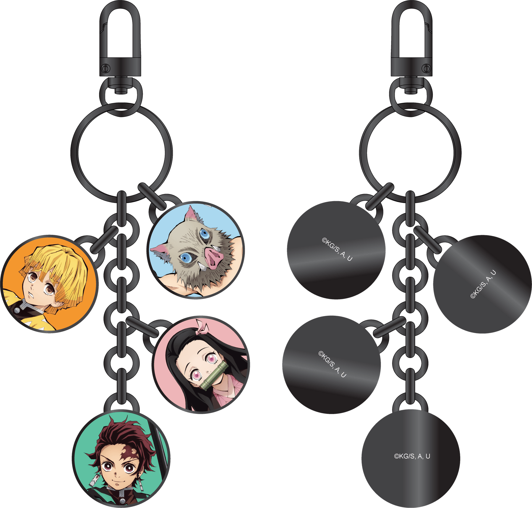 Multi Keychains Front