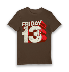 Brown Printed T-shirt Front