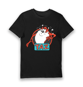 Black Printed T-shirt Front