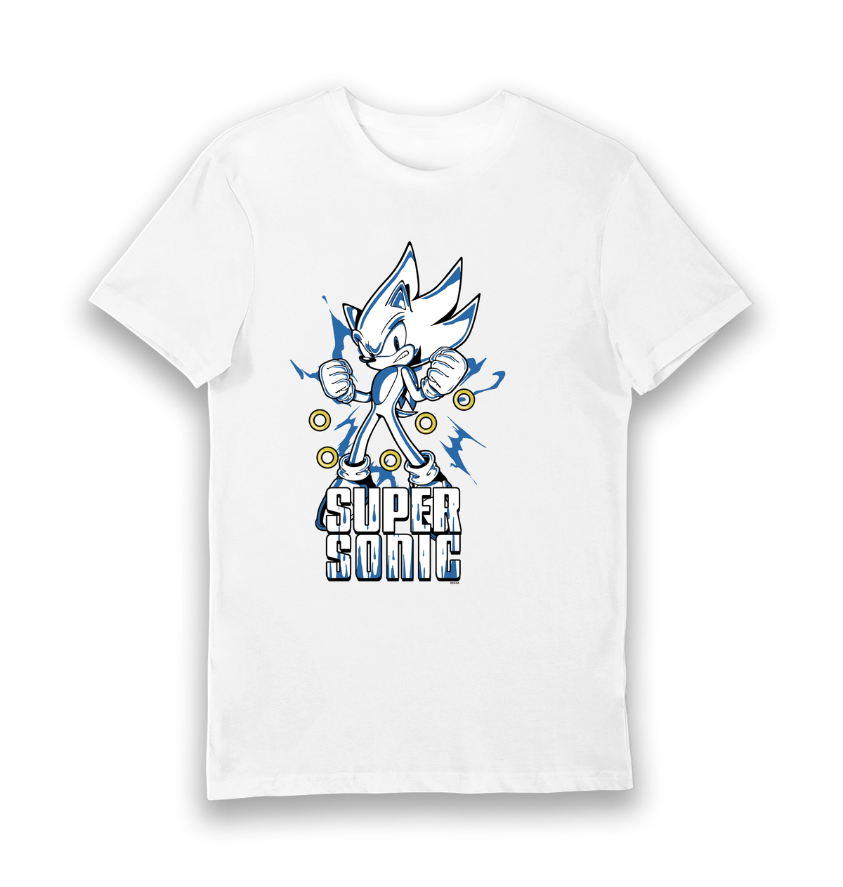 White Printed T-shirt Front