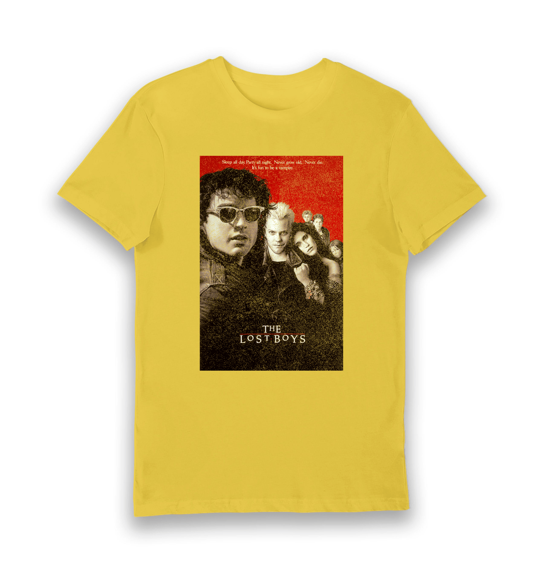 Yellow Printed T-shirt Front