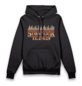 Black Printed Hoody Front
