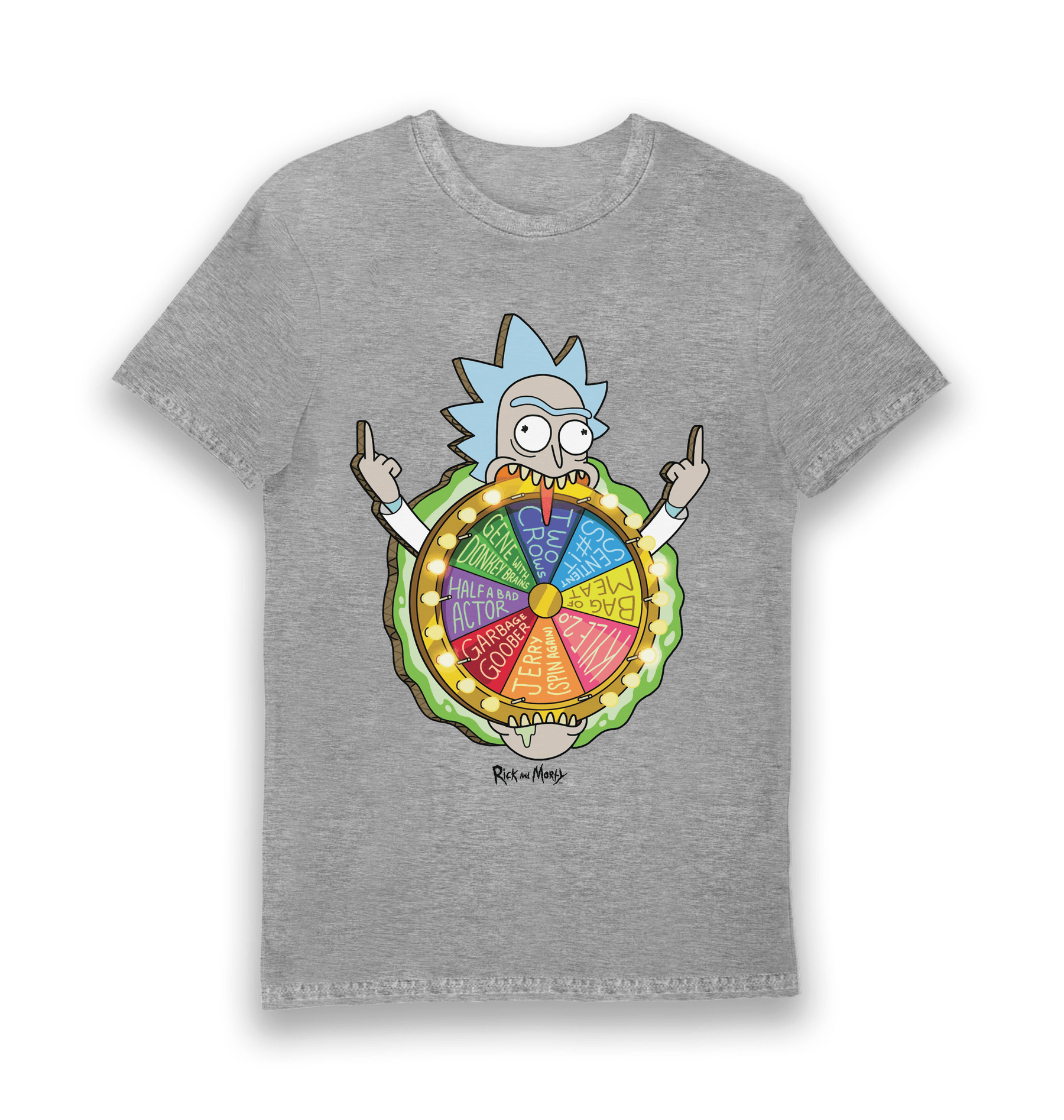 Sports Grey Printed T-shirt Front