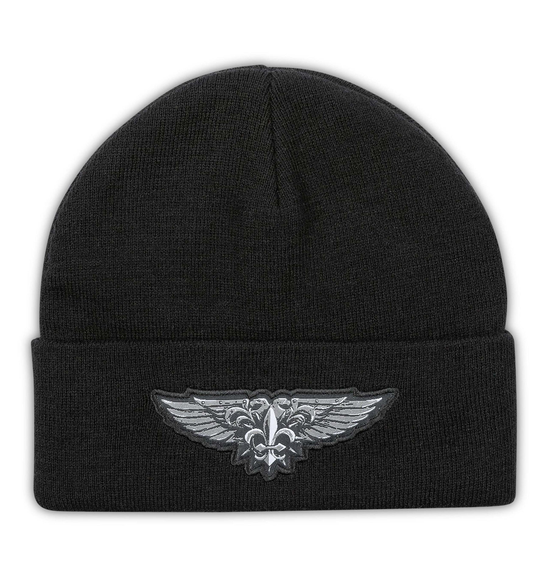 Black Beanie Front