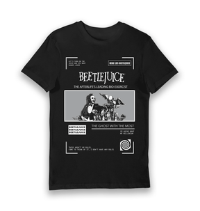 Black Printed T-shirt Front