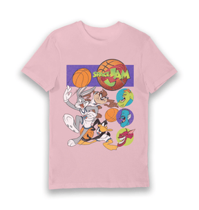 Pink Printed T-shirt Front