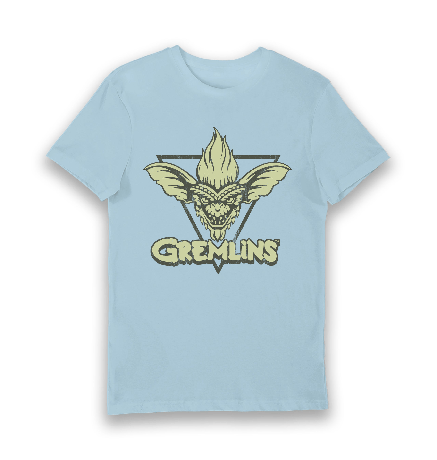 Light Blue Printed T-shirt Front