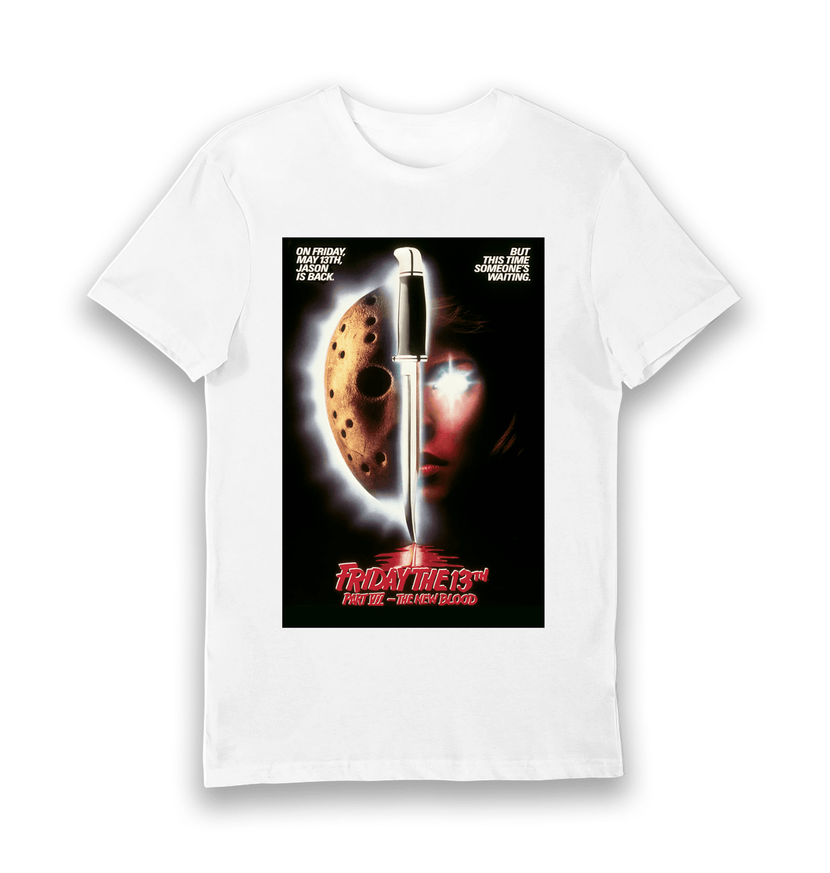 White Printed T-shirt Front