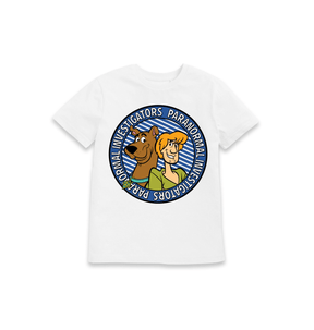 White Printed Kids T-Shirt Front