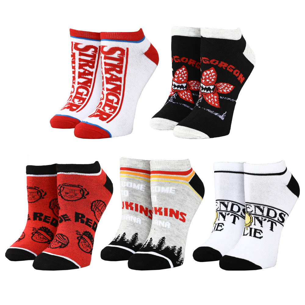 Stranger Things Women’s Mixed Icon Knit Socks – OSFM 9-11