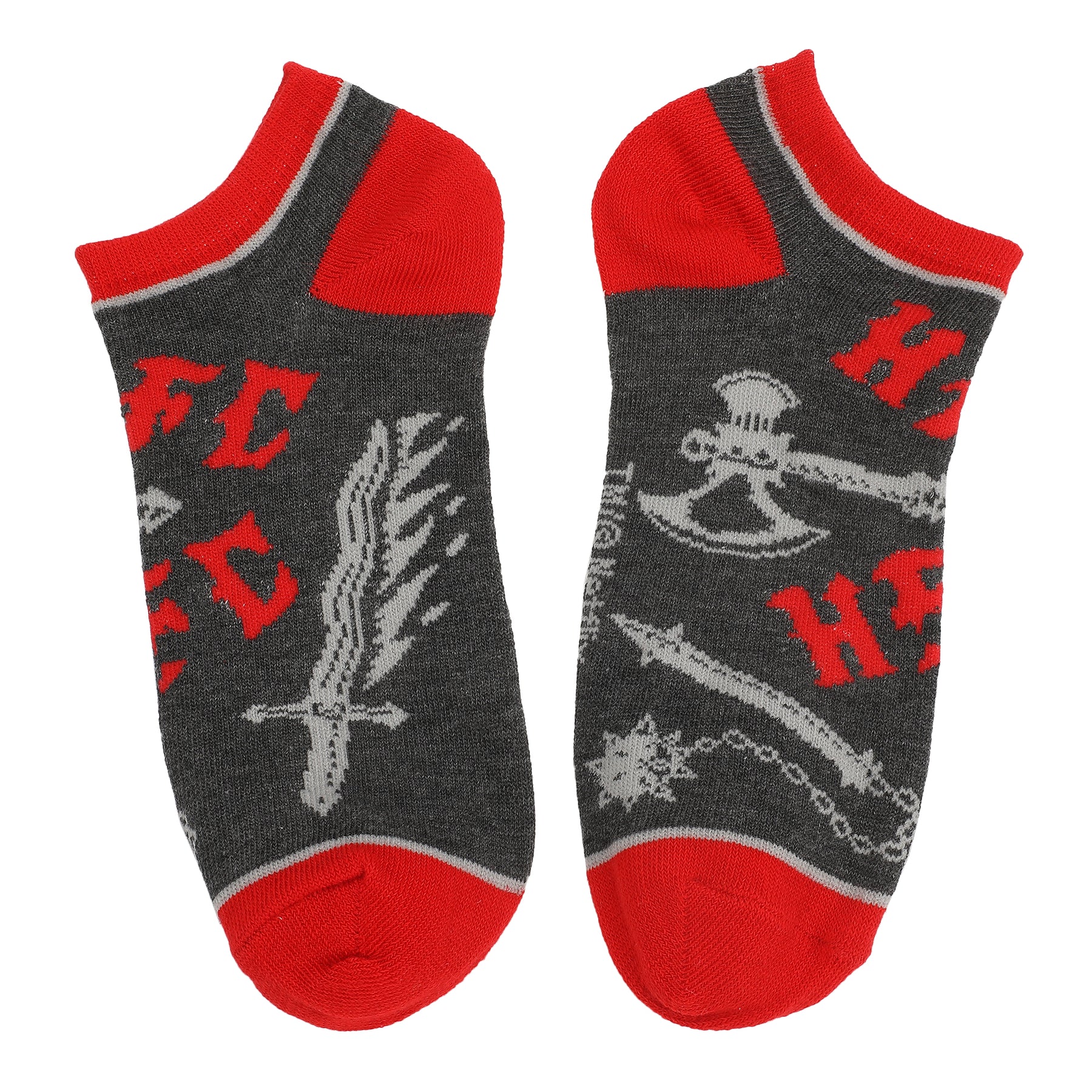 Stranger Things Adult Female Socks – Navy, Red, Yellow & Gray Crew
