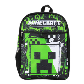 Minecraft Creeper Backpack 5 Piece Set