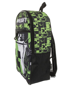 Minecraft Creeper Backpack 5 Piece Set