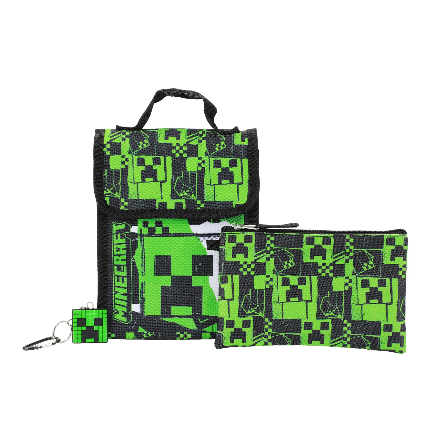 Minecraft Creeper Backpack 5 Piece Set