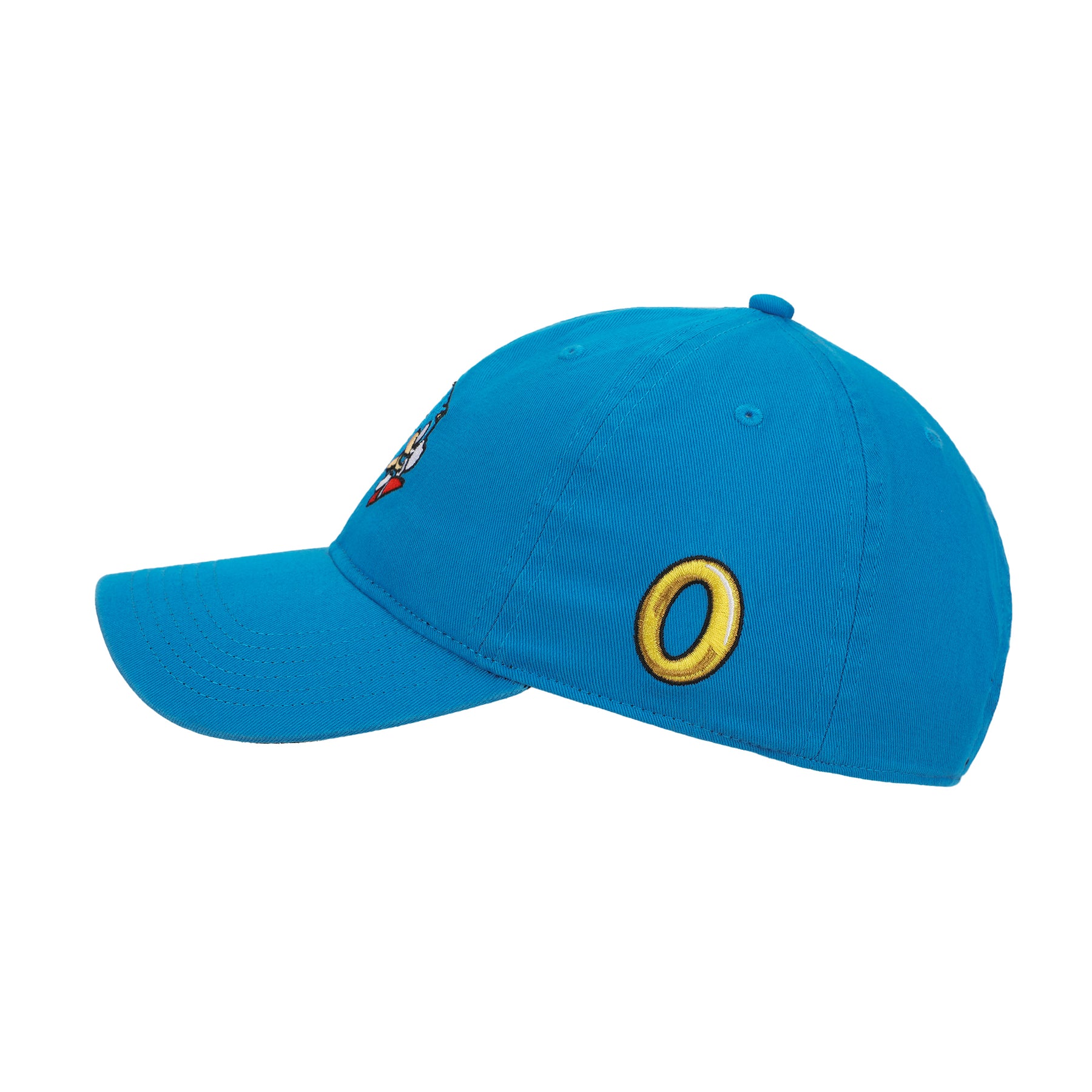 Sonic The Hedgehog Heavy Cotton Wash Adult Adjustable Slide Blue Cap