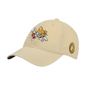 Sonic The Hedgehog Tails Heavy Cotton Wash Adult Adjustable Slide Stone Cap