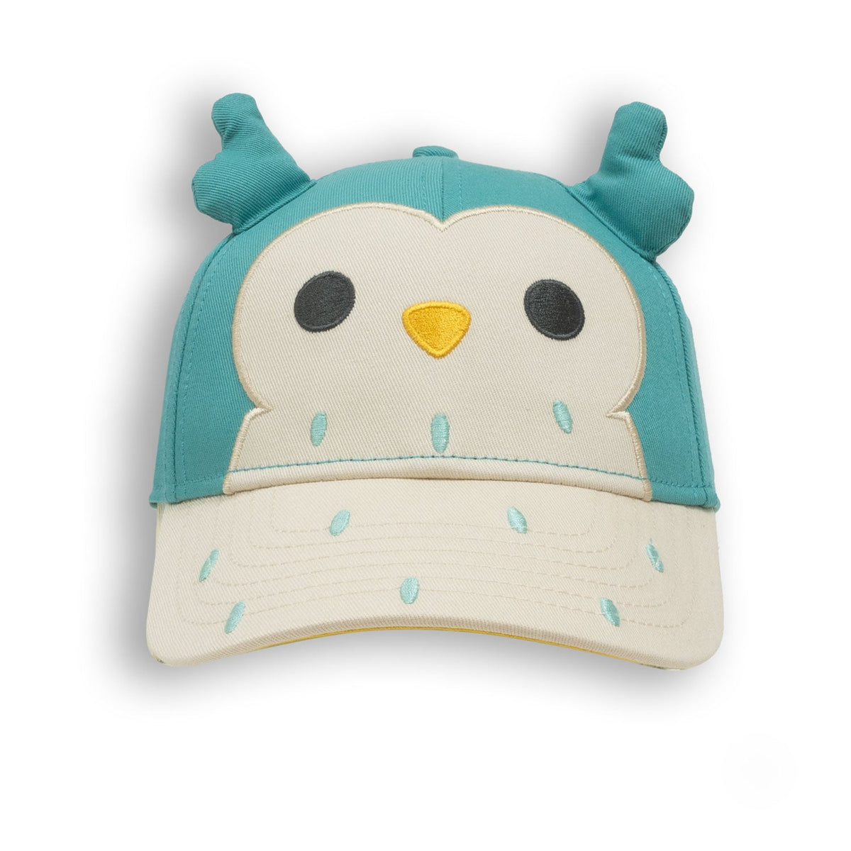 Squishmallows Turquoise Winston Owl Embroidered Cosplay Kids Cap