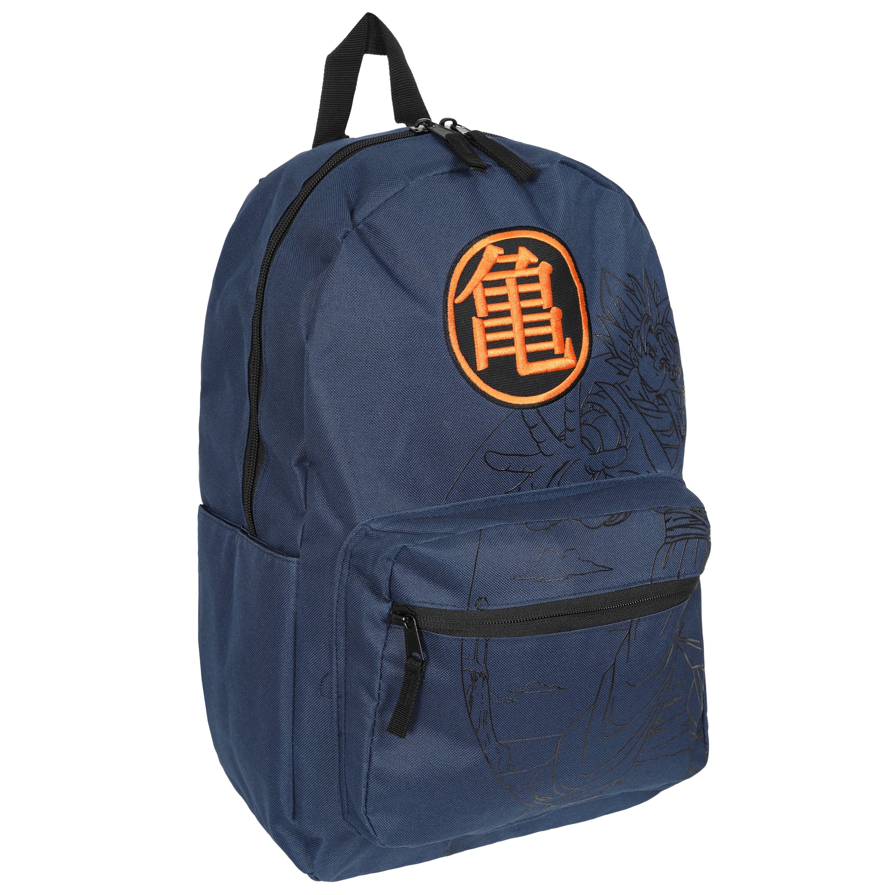 Dragon Ball Z Kanji Goku Logo Backpack Navy