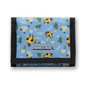 Minecraft Honey Bee Nylon Trifold Wallet