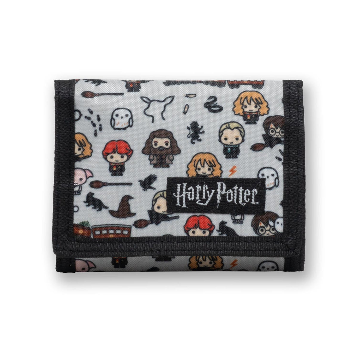 Harry Potter Chibi Character Nylon Trifold Wallet