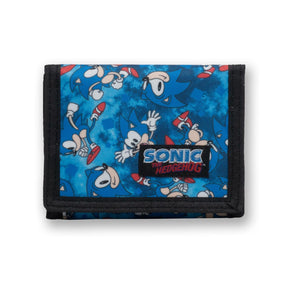 Sonic The Hedgehog Nylon Trifold Wallet