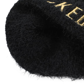 Wicked Soft Fuzzy Cuff Black Beanie