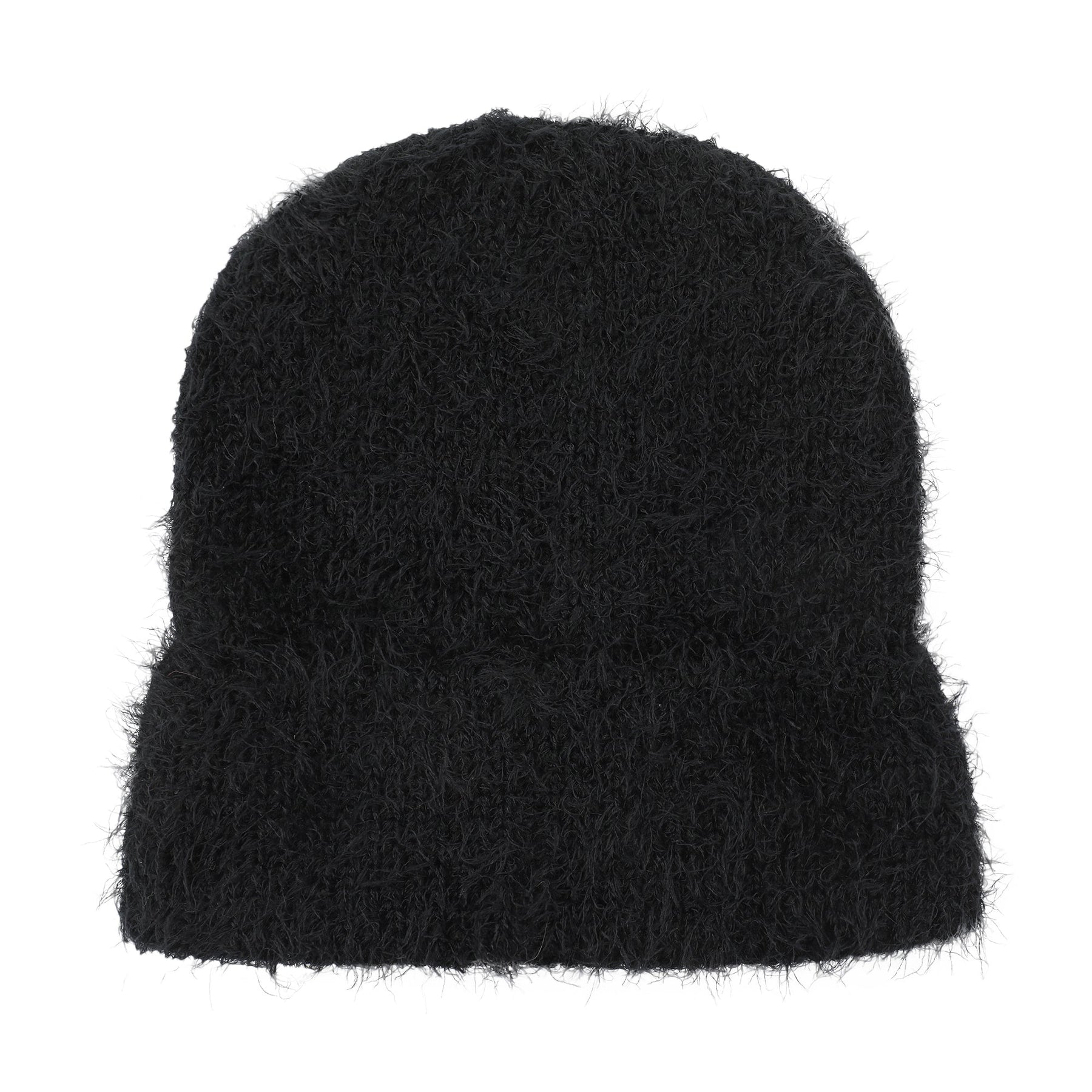 Wicked Soft Fuzzy Cuff Black Beanie