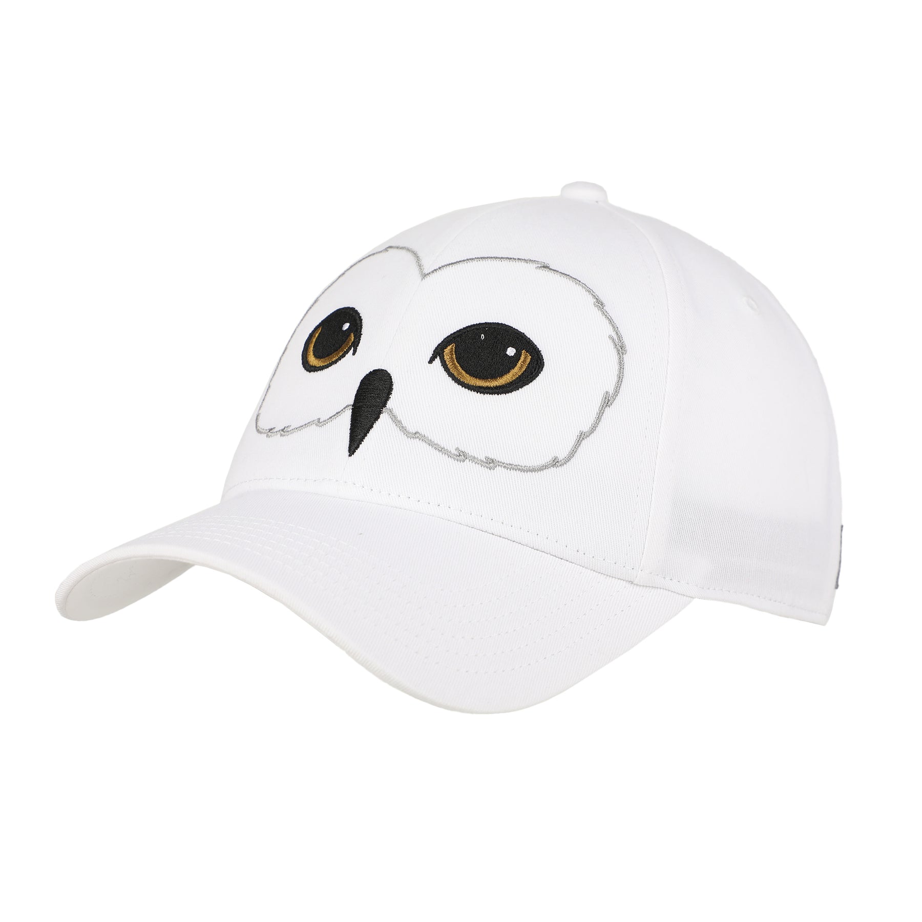 Harry Potter Hedwig Big Face Adult Adjustable Slide White Cap