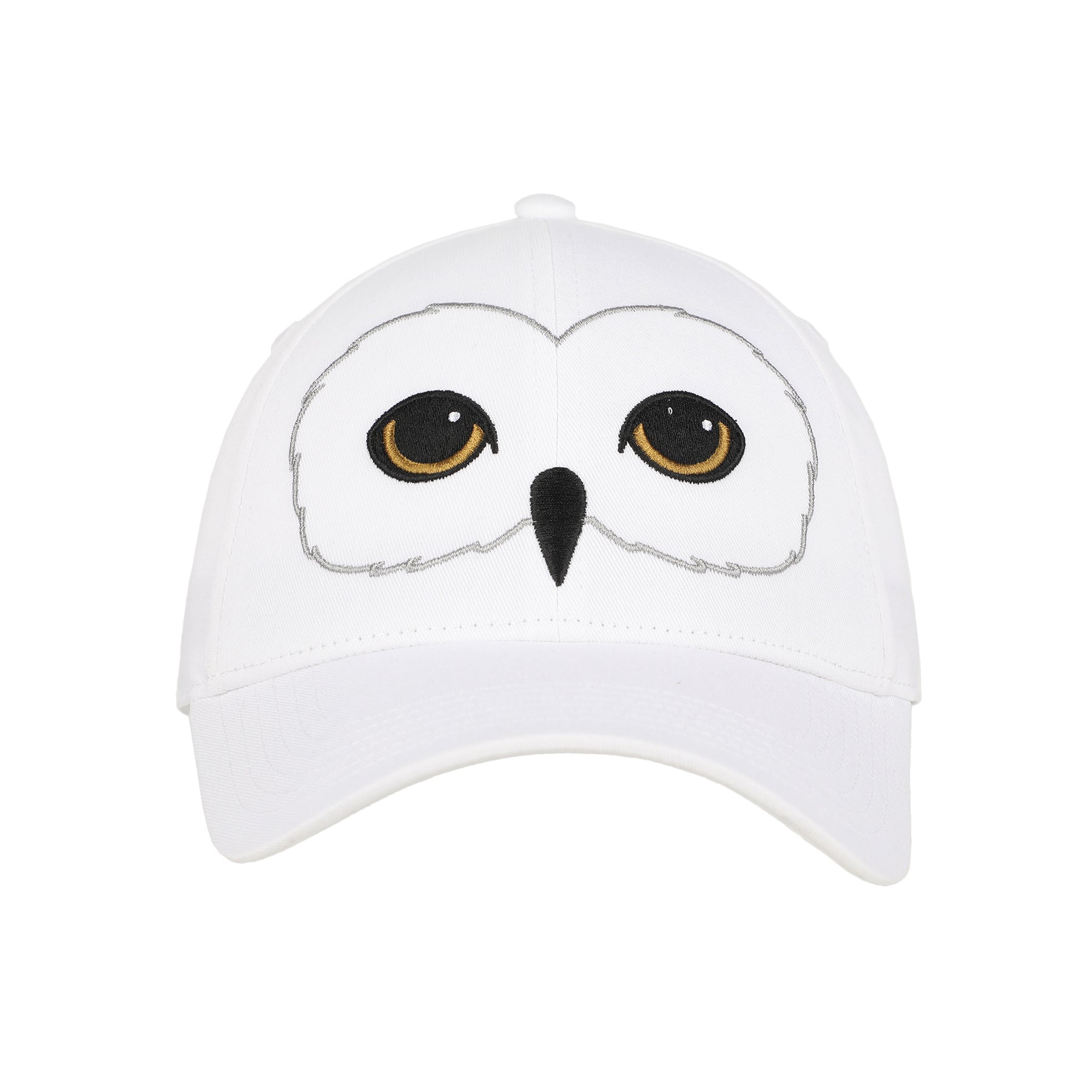 Harry Potter Hedwig Big Face Adult Adjustable Slide White Cap