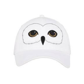 Harry Potter Hedwig Big Face Adult Adjustable Slide White Cap