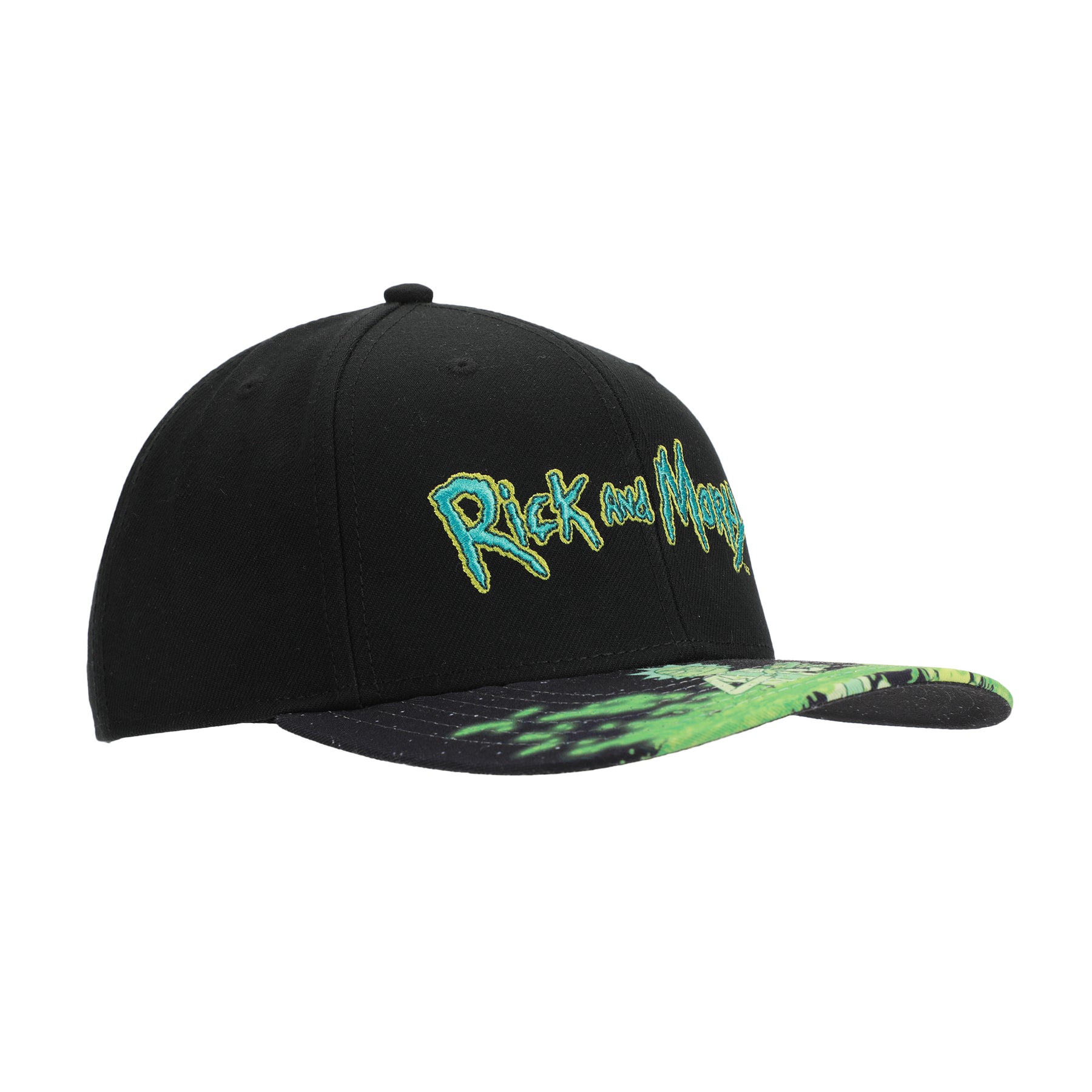 Rick and Morty Acid Vat Sublimated Bill Adult Snapback Cap