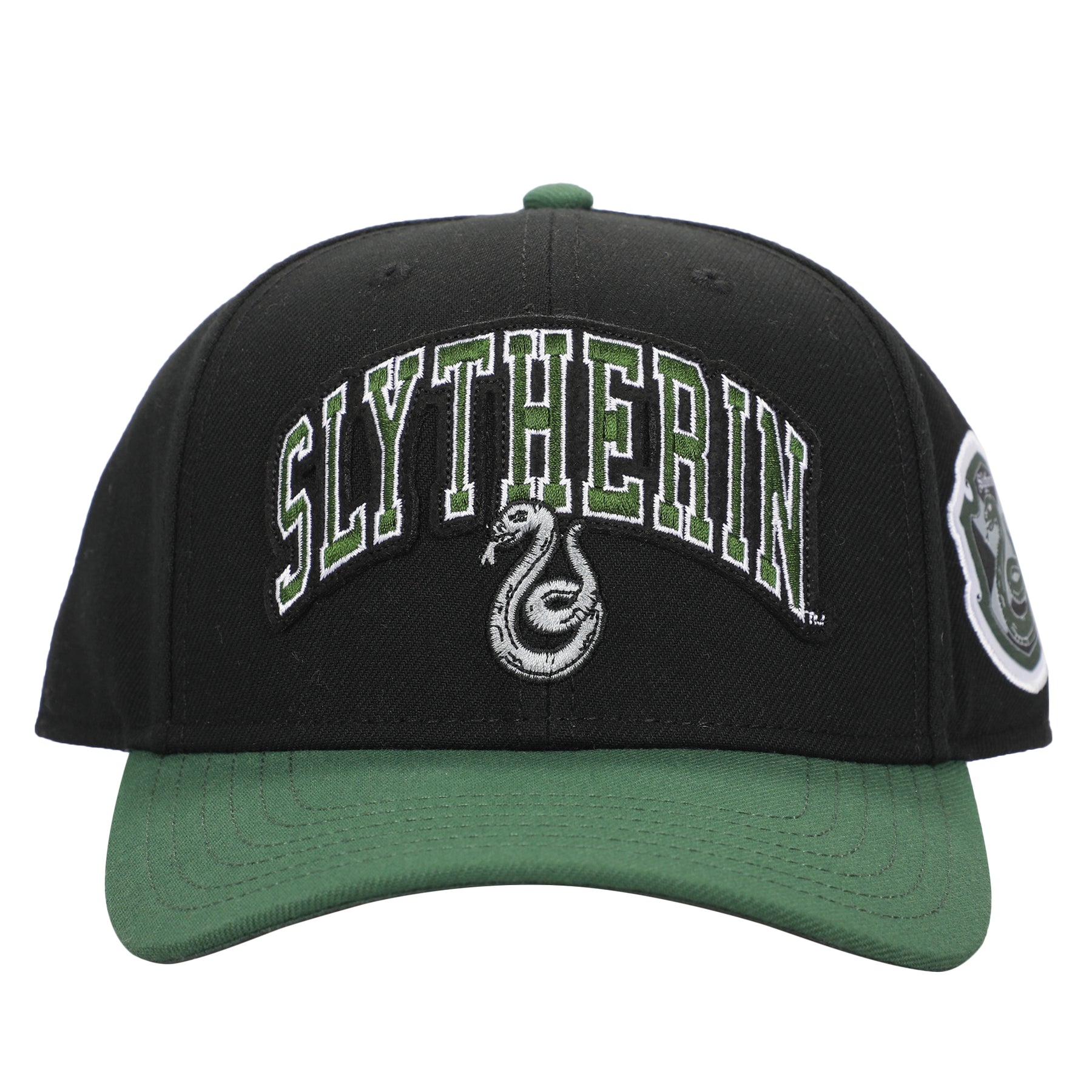 Harry Potter Slytherin Varsity Woven Label Adult Snapback Cap