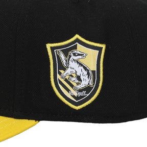 Harry Potter Hufflepuff Varsity Woven Label Adult Snapback Cap