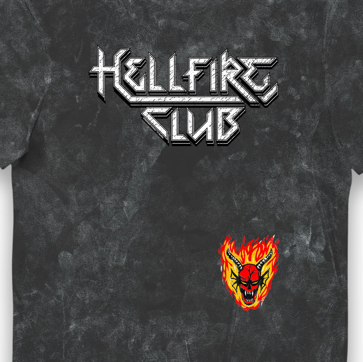 Stranger Things Hellfire Club Snowash Adults T-Shirt