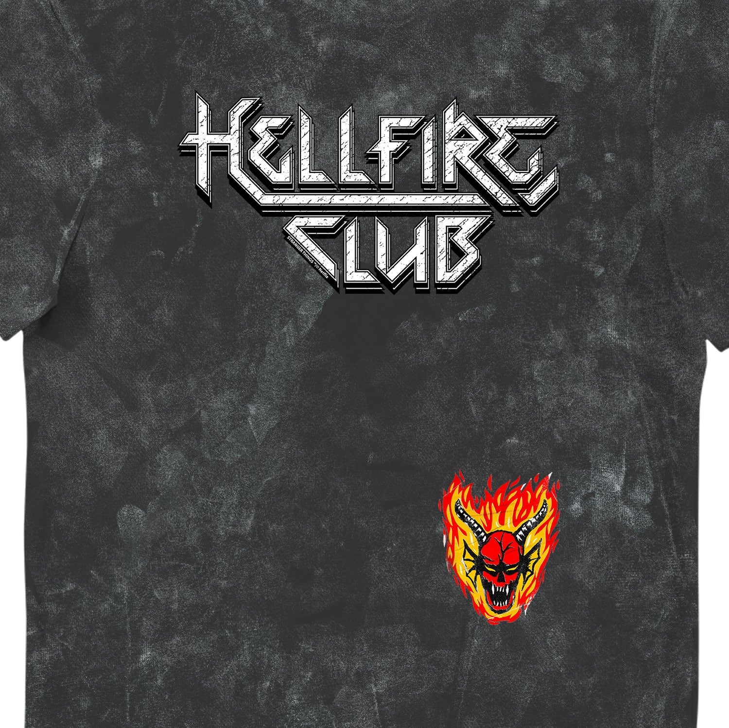 Stranger Things Hellfire Club Snowash Adults T-Shirt