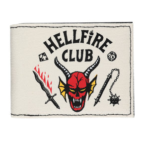 Stranger Things Hellfire Club PU Bifold wallet - White